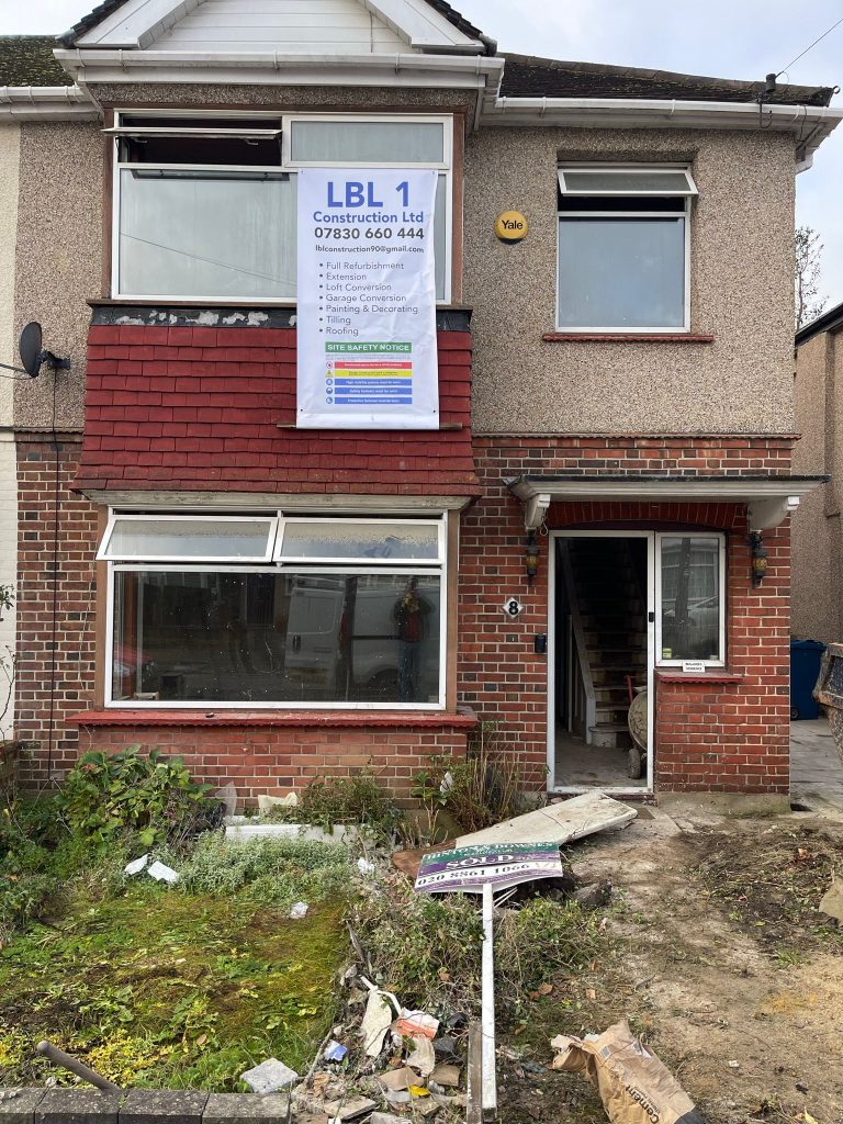 Refurbishment in Edward Road Harrow HA2