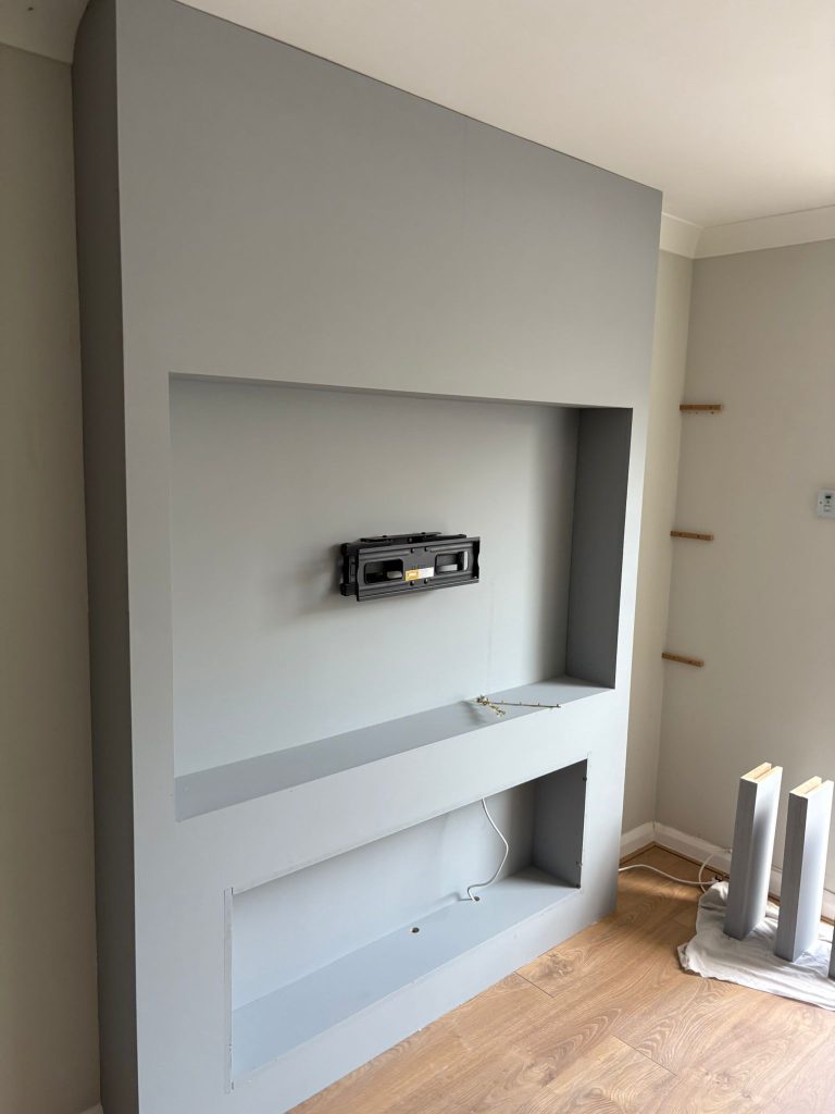 Kitchen and tv unit