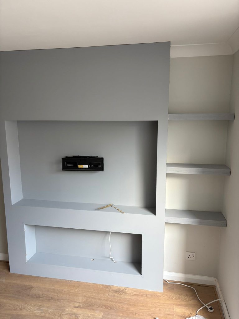 Kitchen and tv unit