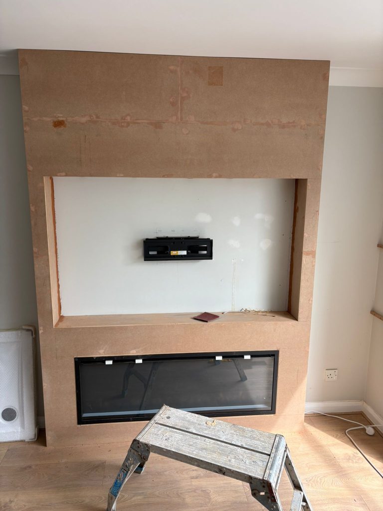 Kitchen and tv unit