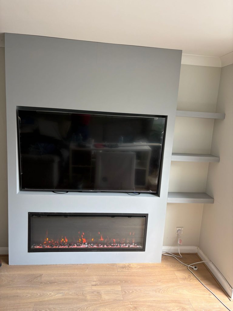 Kitchen and tv unit